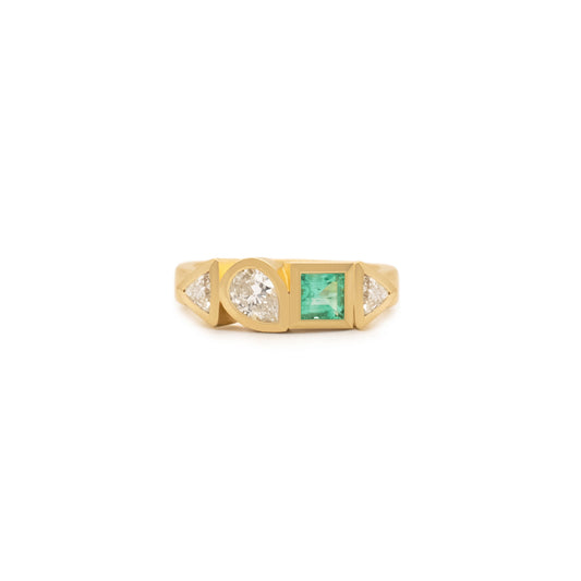 Emerald Phoenix Ring