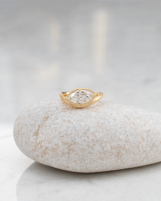 1.75 Marquise Wave Solitaire