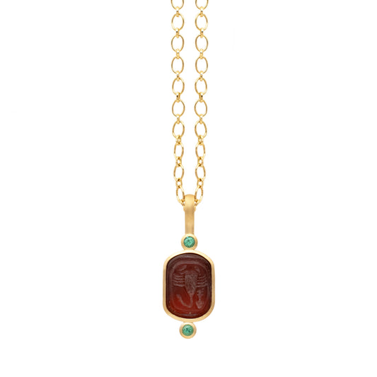 Scorpion Stamp Amulet 1250BC