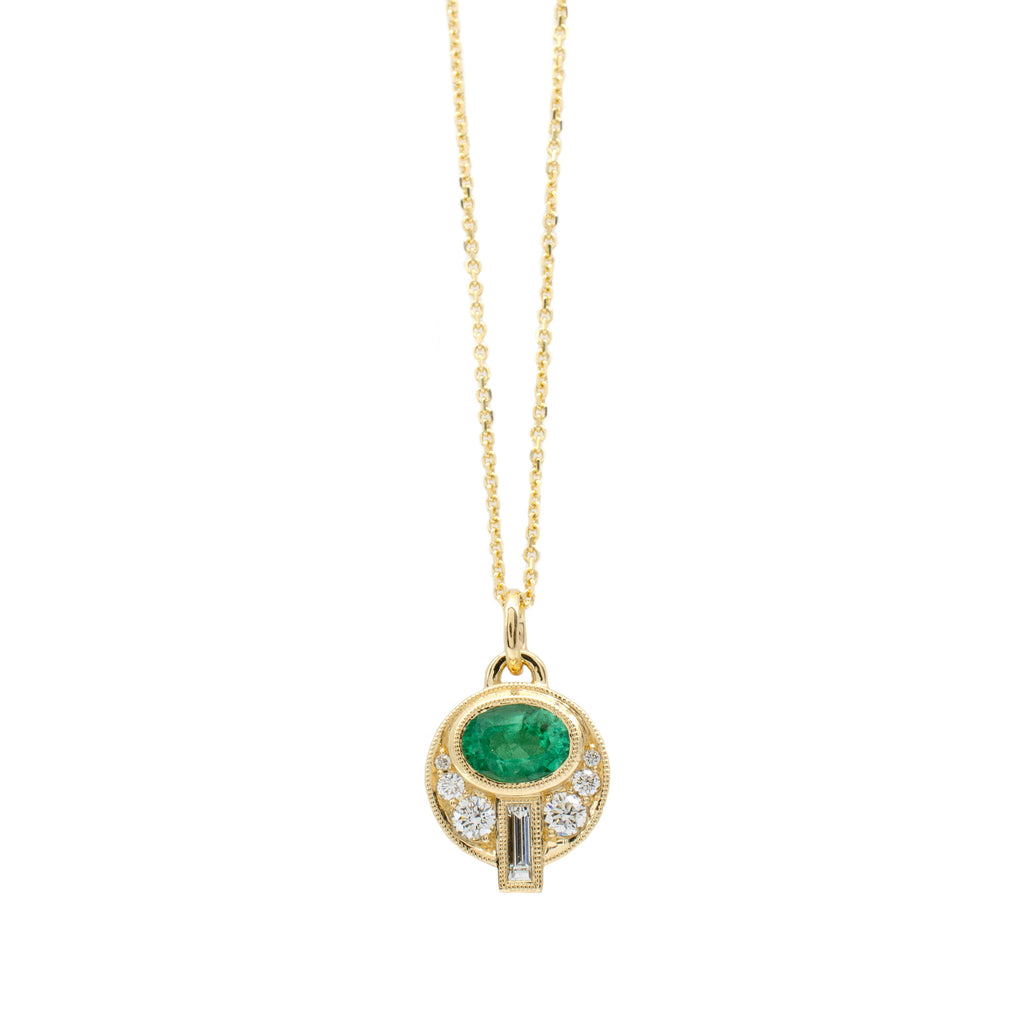 Emerald Small Nymph Pendant