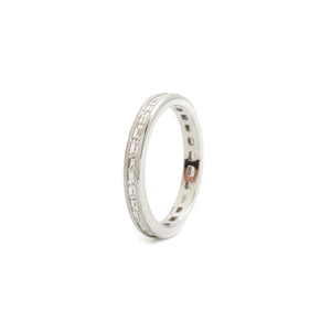 Baguette Diamond Eternity Ring in White
