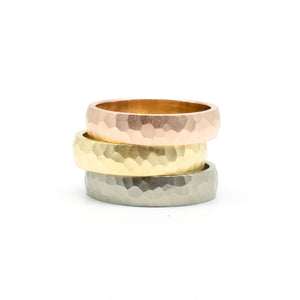 5mm Yellow Hammered Band