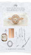 1.03ct Rose Cut Lilly Ring