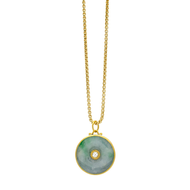 Jade & Diamond Pendant