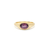 Merlot Spinel Flat Top Ring