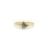 Lagoon Sapphire Flat Top Ring