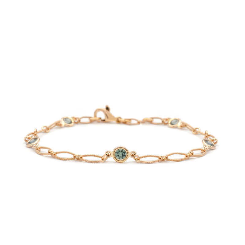 Teal Muse Bracelet Rose