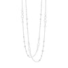 37 Inch Diamond Necklace White