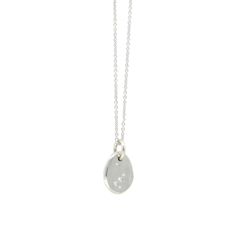 .05ctw 14mm Galaxy Pendant