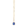 1.09ct Tanzanite F Bezel Pendant