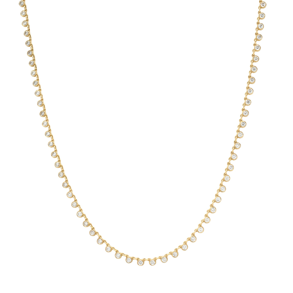1.34ctw Diamond Fringe Necklace