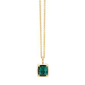 2.1ct Tourmaline F Bezel Pendant
