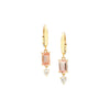 Peach Tourmaline Nerissa Drops