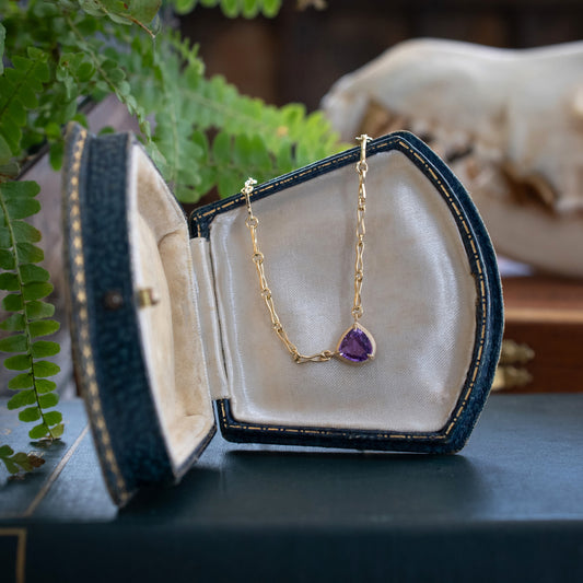 Sapphire Bloom Necklace