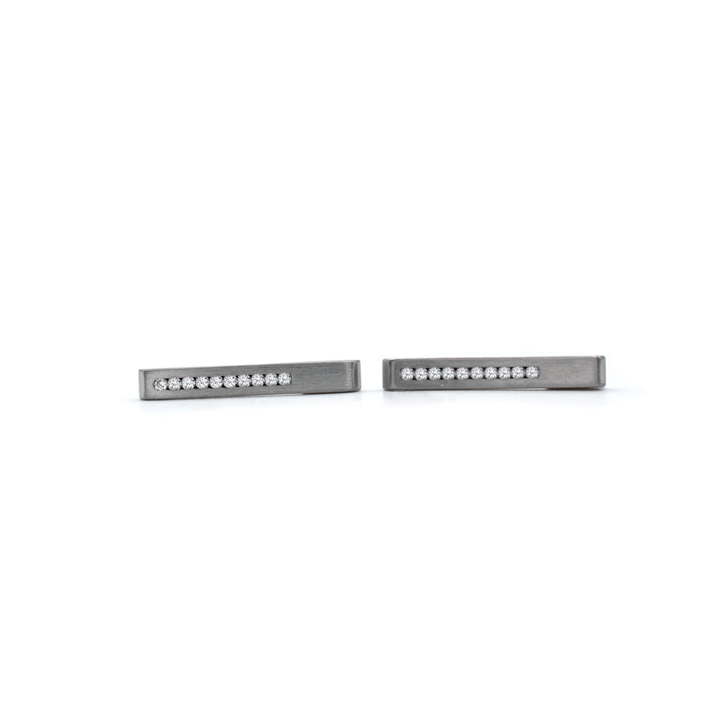 Diamond Channel Studs