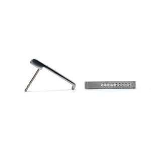 Diamond Channel Studs