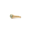 Oval Tourmaline Flat Top Ring
