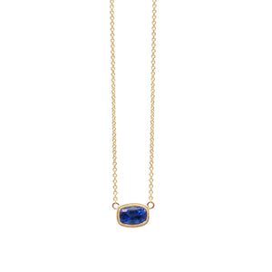 .89ct Tanzanite Milgrain Necklace