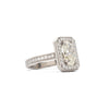 Milgrain Halo Ring