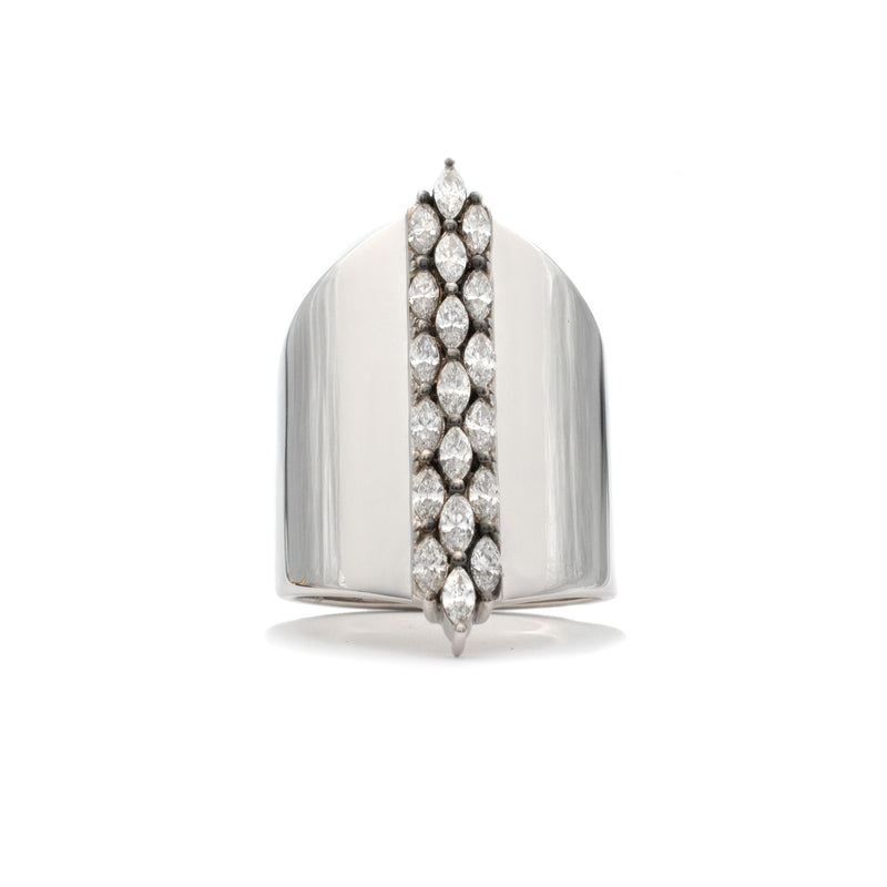Marquis Shield Ring