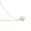 1.83 Moonstone F Bezel Pendant