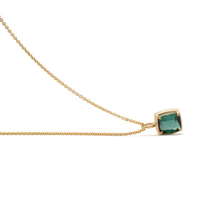 2.1ct Tourmaline F Bezel Pendant