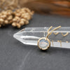 1.83 Moonstone F Bezel Pendant