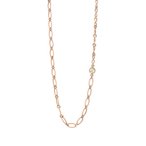 Diamond Beau Necklace in Rose