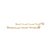 60mm Diamond Dangles in Yellow