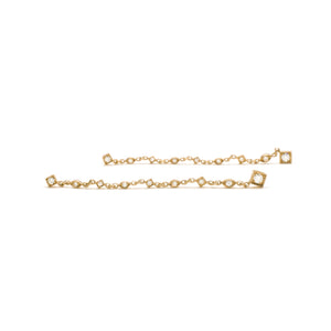 60mm Diamond Dangles in Yellow