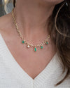 Emerald Apple Necklace