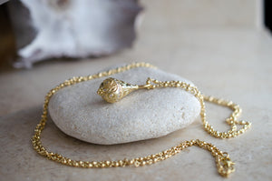 Wish Pendant with Nugget Chain