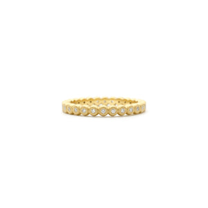 Gold Diamond Orb Band