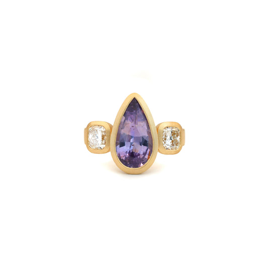 Sapphire Nova Ring