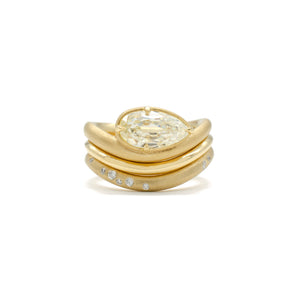 1.55ct Pear Wave Solitaire