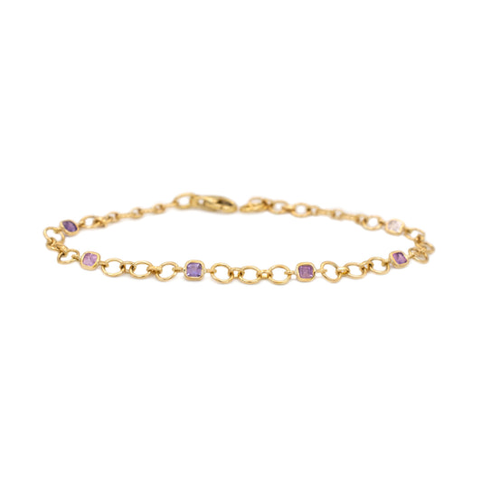 Sapphire Bloom Bracelet
