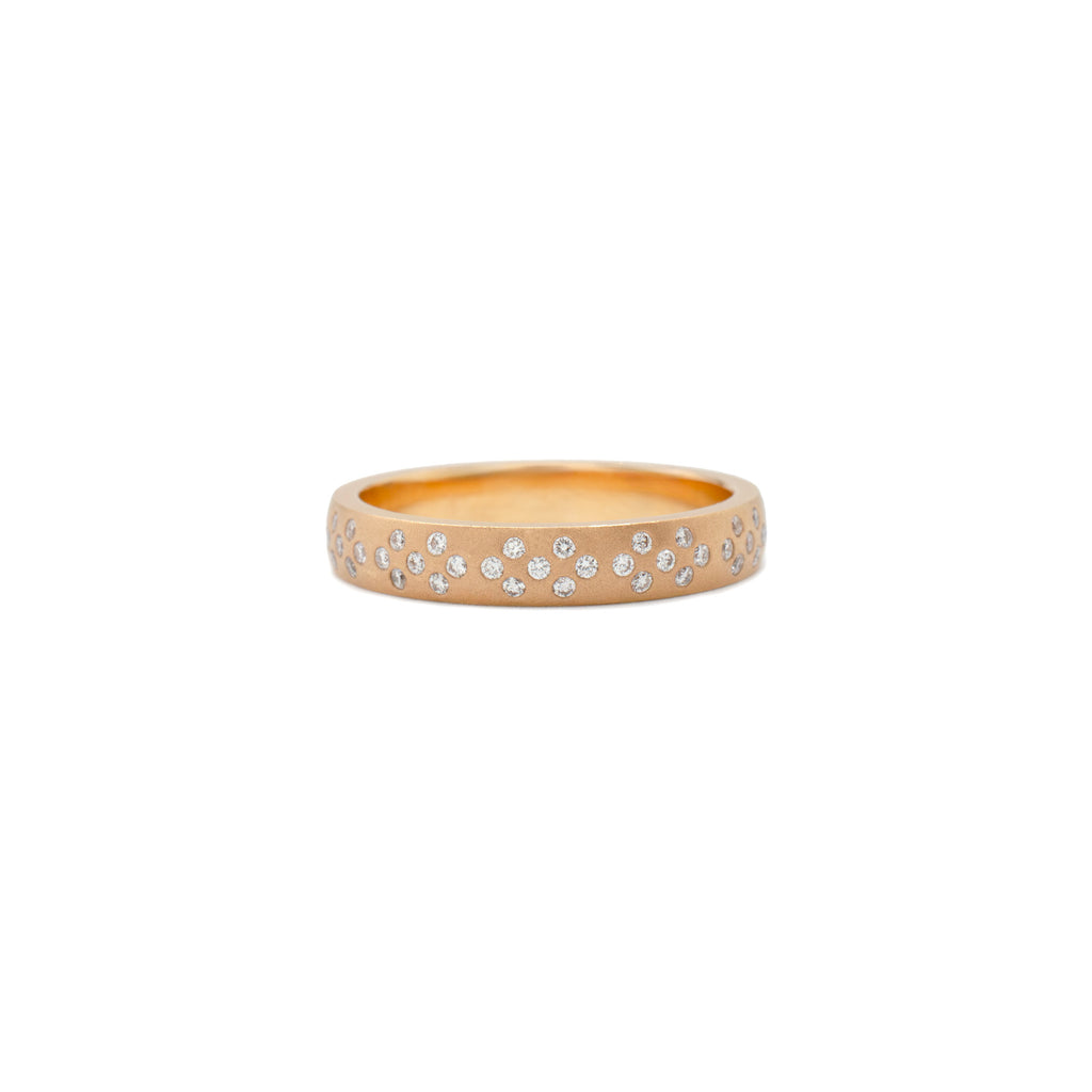 Wide Pattern Band Rose