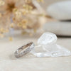 Wide Pattern Band White
