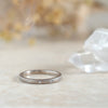Offset Diamond Band White