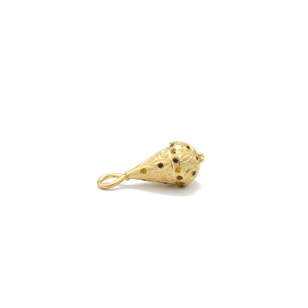 Wish Pendant with Cognac Diamonds