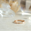Baguette & Round Band in Rose