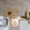 XL Rose Gold Galaxy Medallion