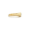 Green Sapphire Flat Top Ring