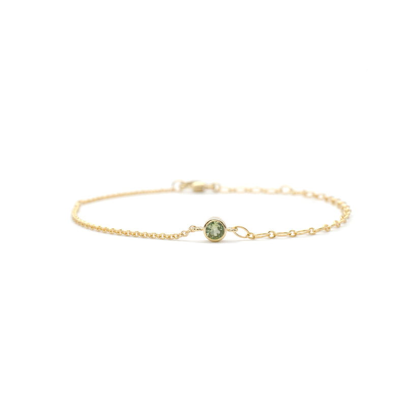 .22ct Green Sapphire Cherish Bracelet