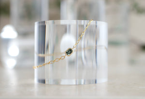 .25ct Green Sapphire Cherish Bracelet