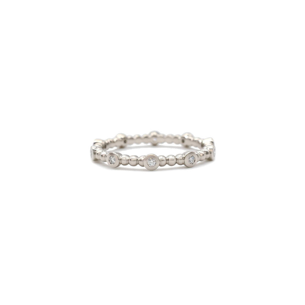 White Gold Itty Bitty Orb Band