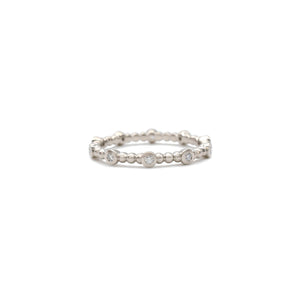 White Gold Itty Bitty Orb Band