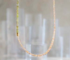 Apricot Leda Necklace