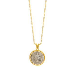 19mm Ancient Coin with Goddess of Victory