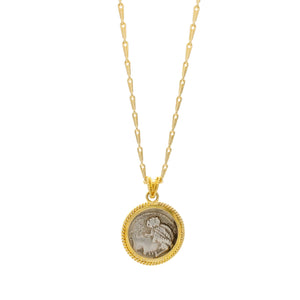 19mm Ancient Coin with Goddess of Victory